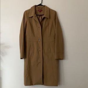 Vintage tan peacoat
